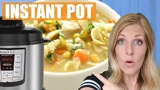 Instant Pot Chicken Noodle Soup (5 Minute Cooking Time)