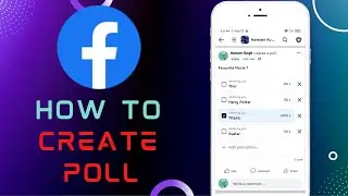 How to Create A Poll On Facebook 2022 || Create Vote Poll On Facebook ||@Noteartener