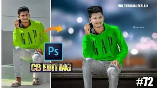 CB Editing in Photoshop / Full Tutorial Explain in Hindi😱 / CB Photo editing / cb editing tutorial