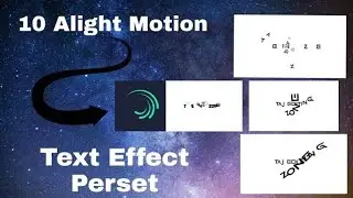 Top 10 alight motion text animation presets | XML text | text alight motion preset download free