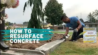 How to resurface concrete with Rapid Set NewCrete Resurfacer