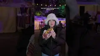 Everything I ate at a winter night market 😍❄️🌭