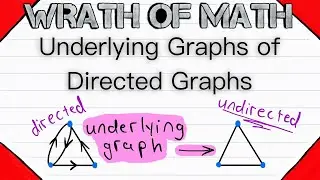 Underlying Graphs of Digraphs | Directed Graphs, Graph Theory