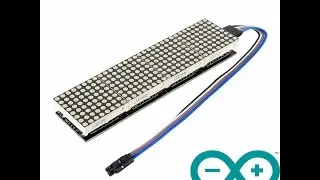 Бегущая строка с русскими буквами на Arduino и Max7219 8x8