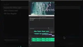 Premiere Pro Tips: How to Change Fonts Quickly and Easily 