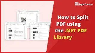 How to Split a PDF Using the .NET PDF Library