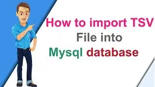 How to import TSV file into Mysql database