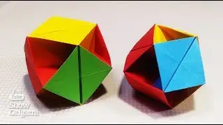 Modular 3d cube of 6 parts