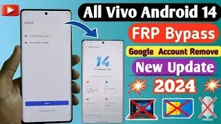 All Vivo V23e 5G Android 14 FRP Bypass google unlock latest security NEW UPDATE 🔥🔥