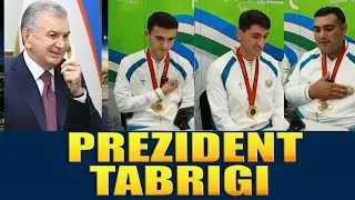 PREZIDENT MIRZIYOYEV PARALIMPIYA QAHRAMONLARI BILAN SUHBATLASHDI