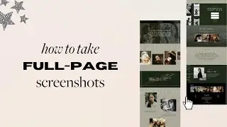 SHOWCASE your Website 🌟 with Full Page Screenshots