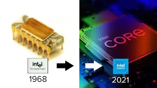 Evolution of Intel CPU & Logos ( 1971-2021 )