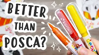 BRUSH TIPPED.. PAINT MARKERS? | Cozy ScrawlrBox Mystery Art Supply Unboxing