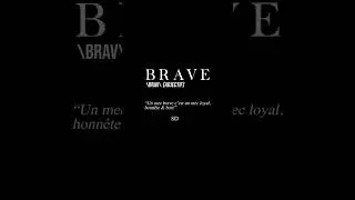 Tous les feats de mon nouvel album BRAVE 🔥