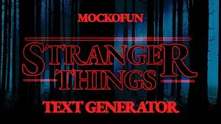 Stranger Things Font Generator #shorts