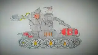 Как нарисовать танк зажигалка || How to draw a Lighter tank