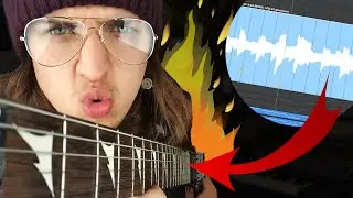 I've put a GUITAR SOLO on a TRAP BEAT 🎸 | Making trap beats in Reaper