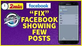 How To Fix Facebook Showing Few Posts | Facebook Newsfeed Not Showing Issue (2022)