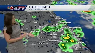 Labor Day to bring showers and a few strong storms across Central Florida