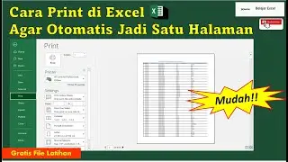 Cara Mudah Print Otomatis Rapih dan Tidak Terpotong di Excel