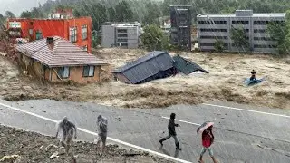 Thailand Sink Continues - Mass Floods Submerged Homes in Chiang Mai Sukhothai