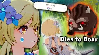 If the Newbie Dies in Co op, I Roll - Genshin Impact Co op Funny Moments