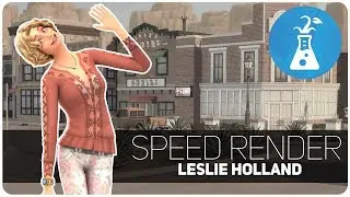 The Sims 4 Speed Render | Leslie Holland (Possessed)