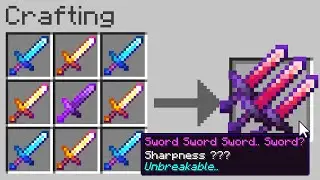 Minecraft UHC but you can craft a 