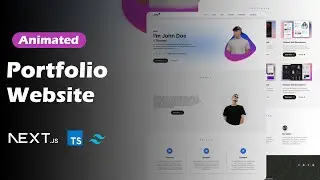 How to Build a Portfolio Website Using Next JS - Next JS Website with Tailwind CSS and Animation