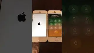 iPhone 5 on iOS 10 vs iPhone 5s on iOS 12 boot up test #shorts #ios10 #ios12 #iphone5 #iphone5s