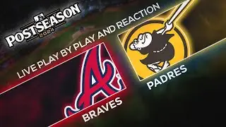 MLB Wild Card Day 2- Braves vs Padres LIVE Play by Play & Reaction