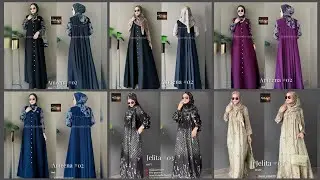 model gamis set jilbab modern✨trend busana viral 2024/2025✨new model abaya design