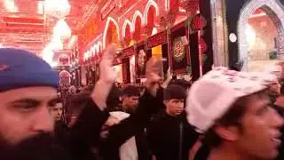 ورود دسته های عزاداری به صحن مطهر حضرت سیدالشهدا، آقا امام حسین (ع)