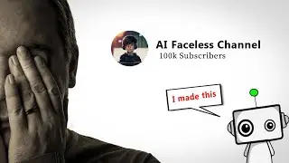 ⚡How to Start a Faceless YouTube Channel Using AI in 2024 - No Voiceover & Facecam