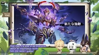 Genshin Impact JP Version 3.2 Special Program Hosted by Cyno,  Paimon, and Aether [ENG Sub] Full Ver