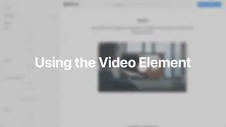 Using the Video Element | YOOtheme Documentation