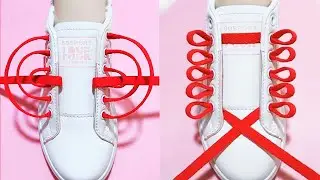 24 Ways to tie your shoelaces, How to tie shoelaces, shoes lace styles, 