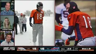 Lindsey Vonn joins the Manning Cast on MNF to talk Broncos fandom | Week 10