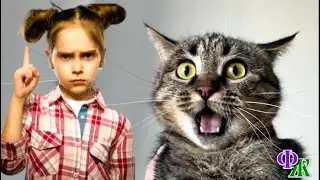 - Вы зачем над котом издеваетесь? – дети зажали кота у стены и пугали его теми же словами…