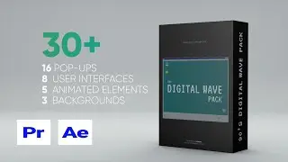 90s Digital Wave Pack for Premiere Pro & After Effects