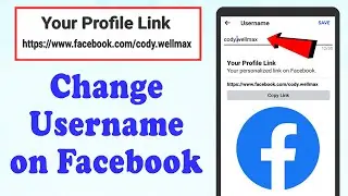 How to Change Facebook Profile URL  ||  Change Facebook profile link  ||  Custom FB URL/Username