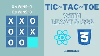 ReactJS Learner Project - TicTacToe with React and CSS! - REACT PROPS, HOOKS, COMPONENTS.