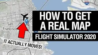 How to get a real Map in Flight Simulator 2020! VFRmap Mod