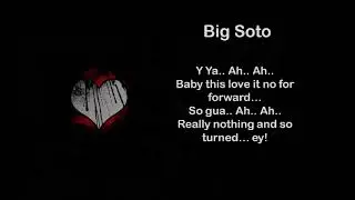 Big Soto - SOLO TU ❤ - Letra