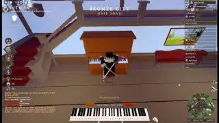 Doing Russian anthem on Wild West Roblox Piano