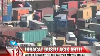 İHRACAAT DÜŞTÜ DIŞ TİCARET AÇIĞI ARTTI