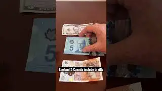 How different countries make their money tactile for the blind 