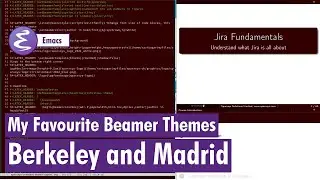 Org-mode - Madrid and Berkeley are my favourite Beamer themes