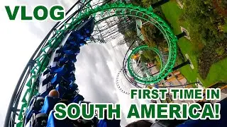 Riding Roller Coasters in COLOMBIA! Visiting Two Parks in Bogota | Salitre Magico & Mundo Aventura