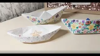 Как сделать кораблик из бумаги своими руками